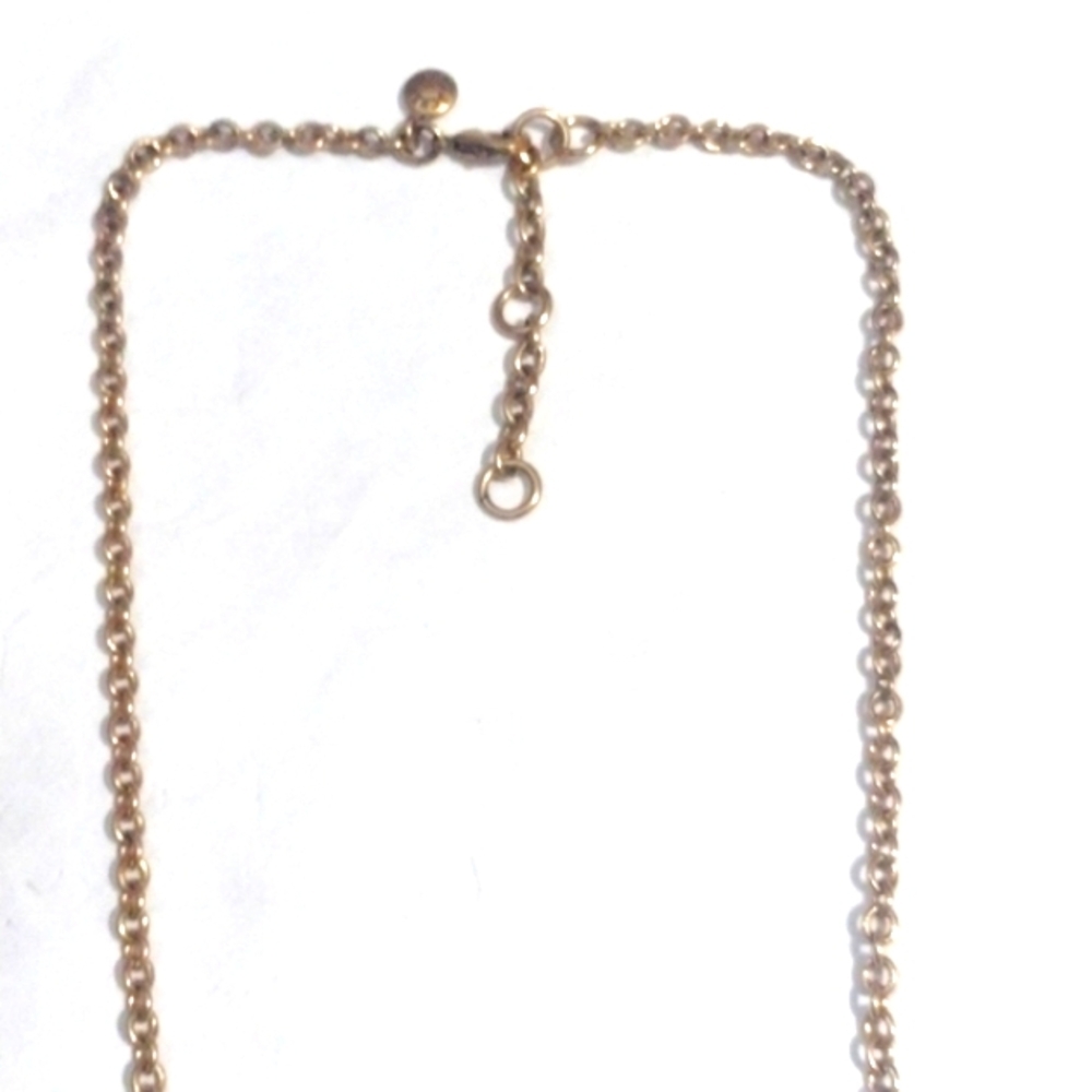 J. CREW PASTEL EPOXY RESIN AND CRYSTAL STONE GOLD-TONE BIB 17-19" NECKLACE - Picture 5 of 12